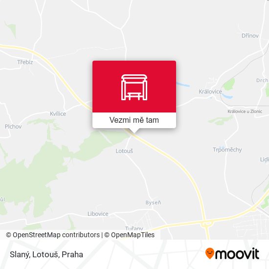 Slaný, Lotouš mapa