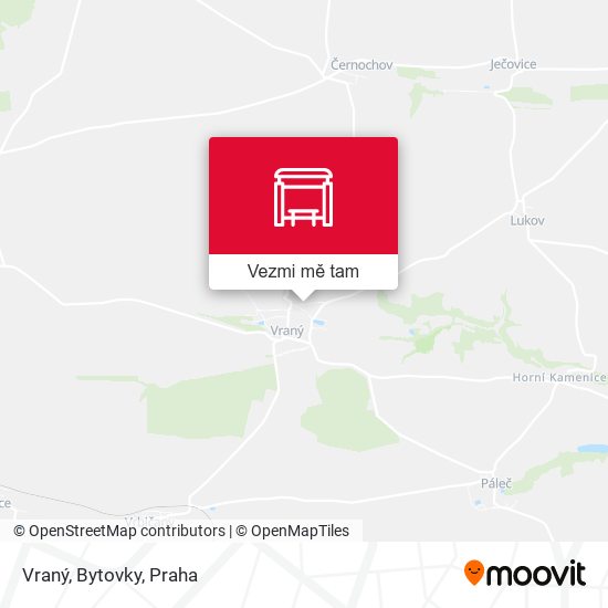 Vraný, Bytovky mapa