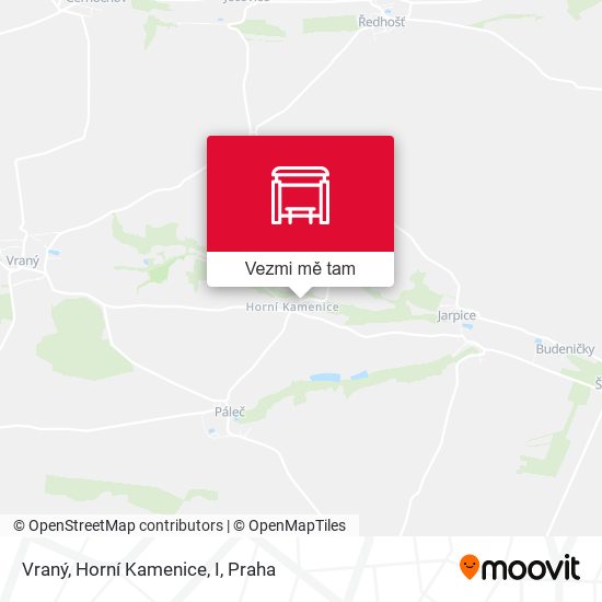 Vraný, Horní Kamenice, I mapa