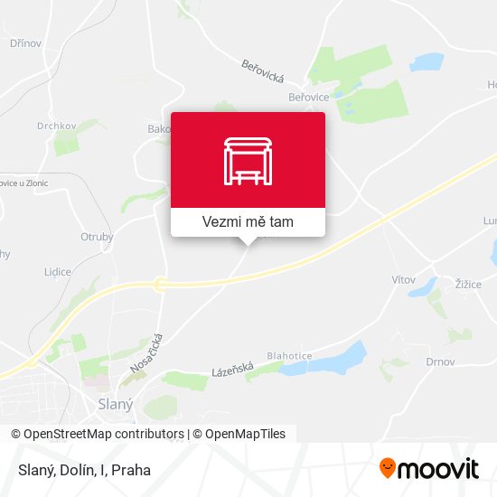 Slaný, Dolín, I mapa