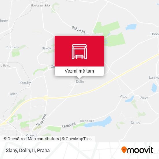 Slaný, Dolín, II mapa
