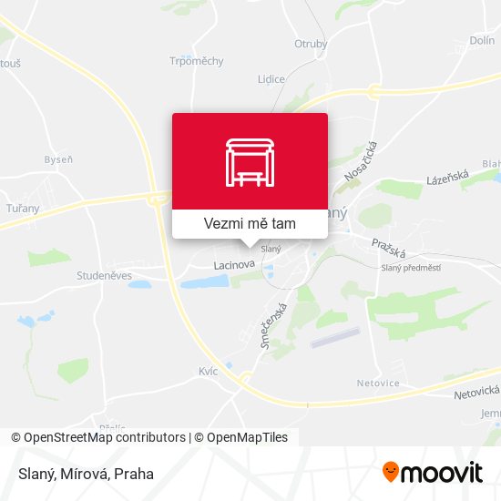 Slaný, Mírová mapa