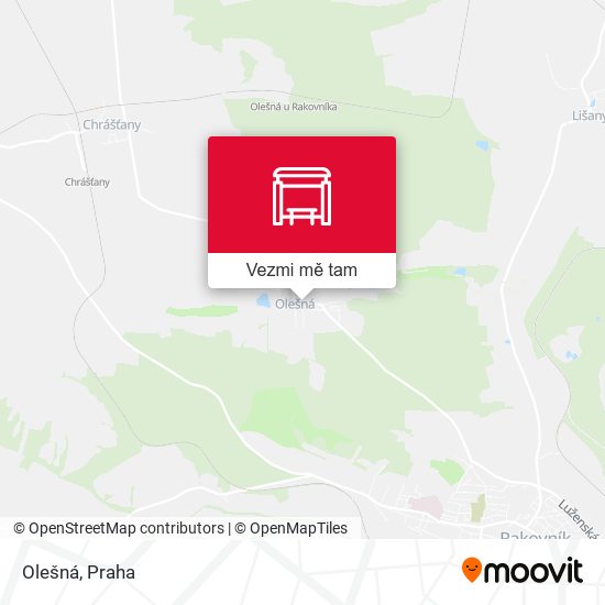 Olešná mapa