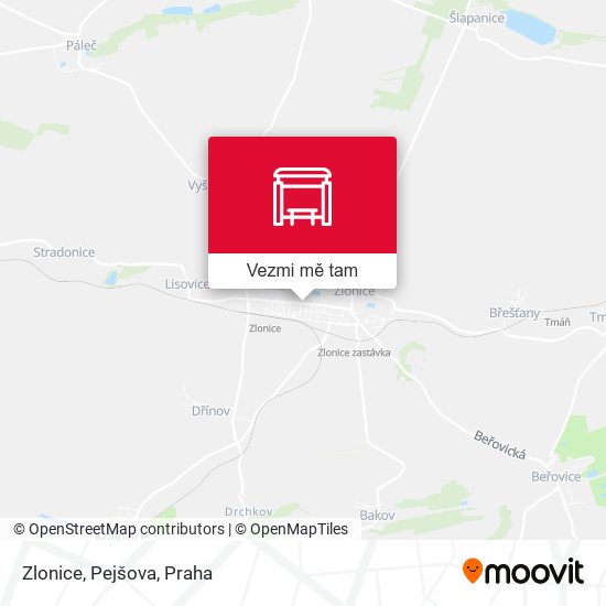 Zlonice, Pejšova mapa
