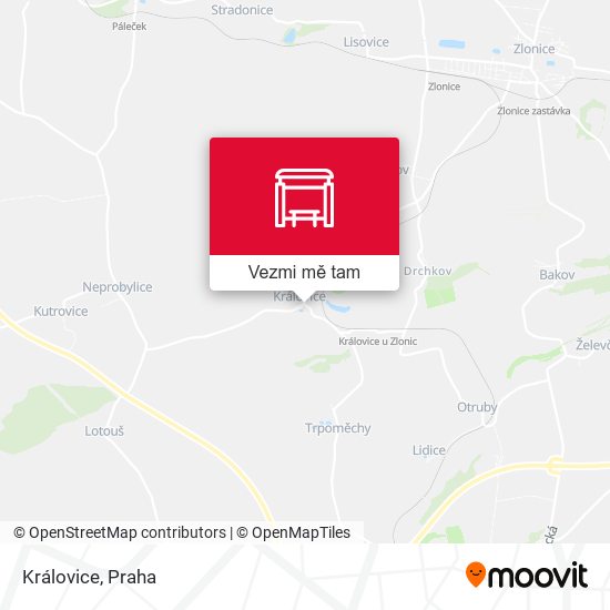 Královice mapa