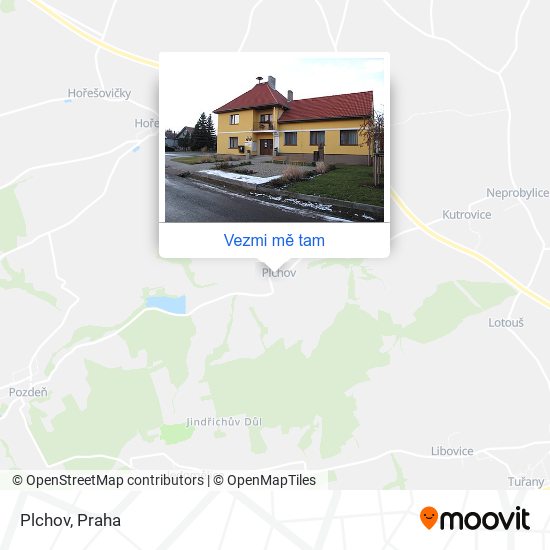 Plchov mapa