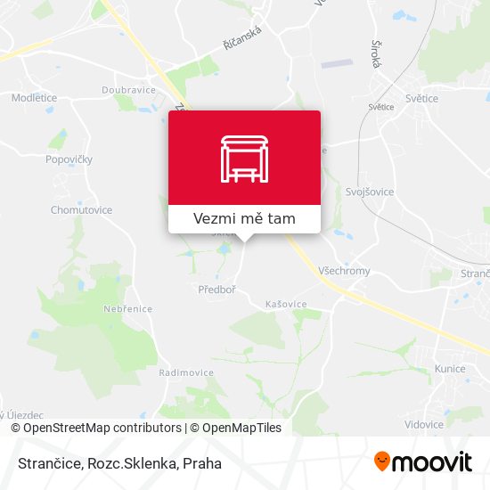 Strančice, Rozc.Sklenka mapa