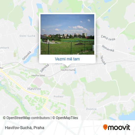 Havířov-Suchá mapa