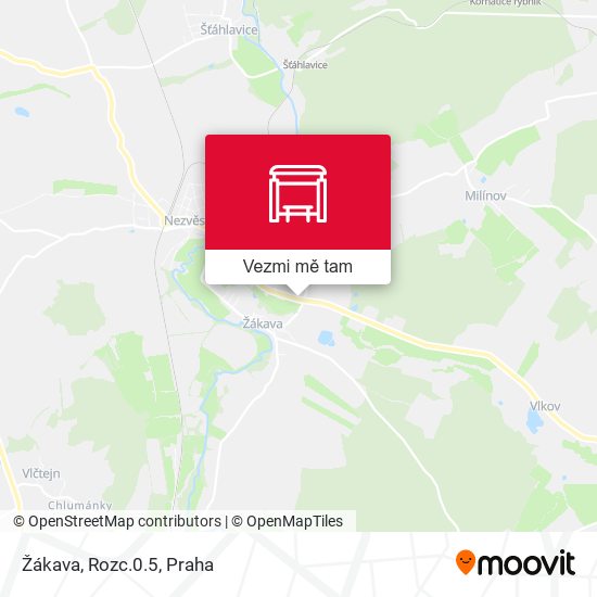 Žákava, Rozc.0.5 mapa