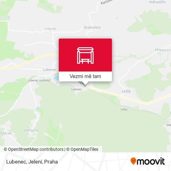 Lubenec, Jelení mapa
