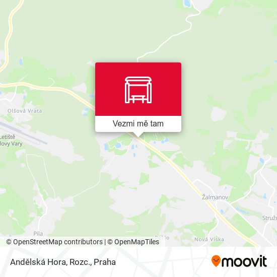 Andělská Hora, Rozc. mapa