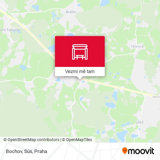Bochov, Sús mapa