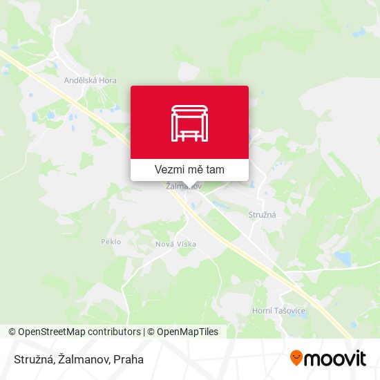 Stružná, Žalmanov mapa