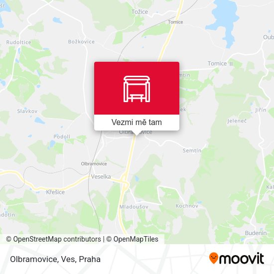 Olbramovice, Ves mapa