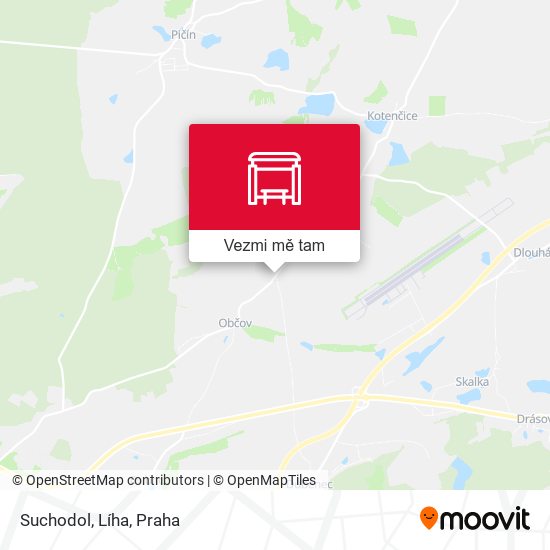 Suchodol, Líha mapa