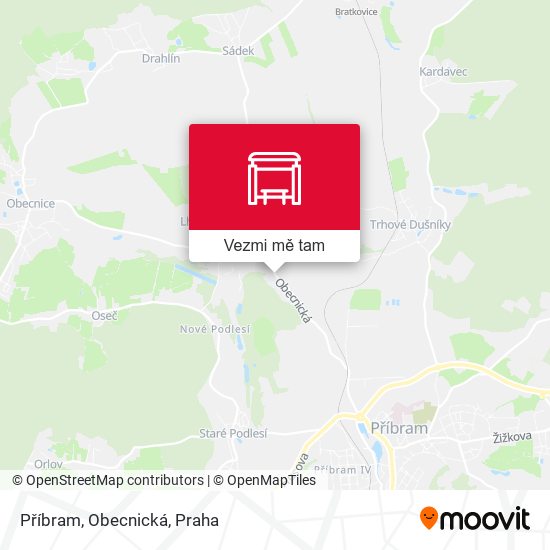 Příbram, Obecnická mapa