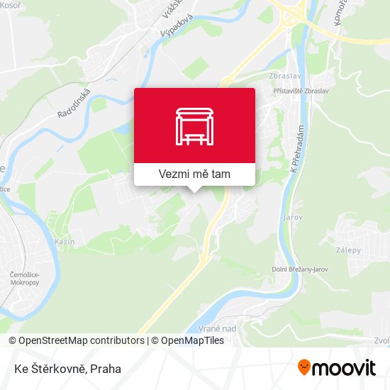 Ke Štěrkovně mapa