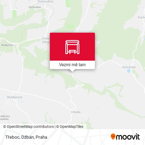 Třeboc, Džbán mapa