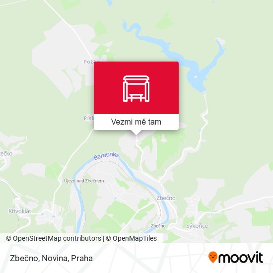 Zbečno, Novina mapa