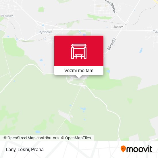Lány, Lesní mapa