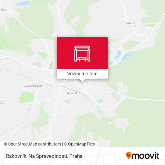 Rakovník, Na Spravedlnosti mapa