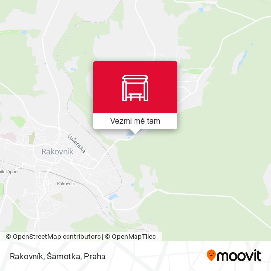 Rakovník, Šamotka mapa