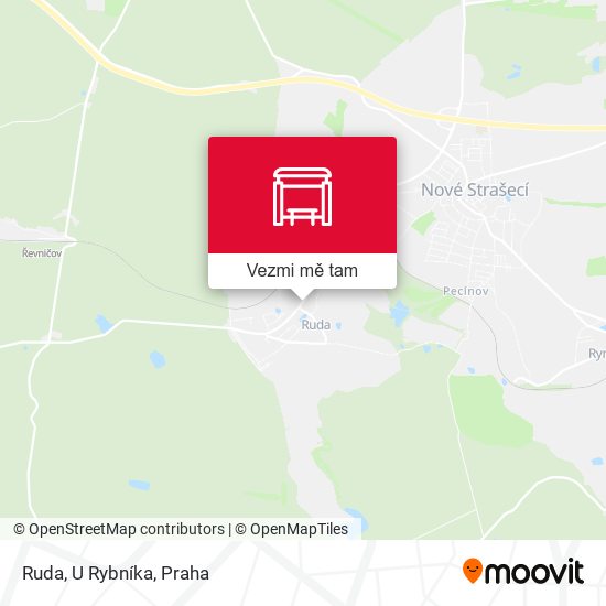 Ruda, U Rybníka mapa