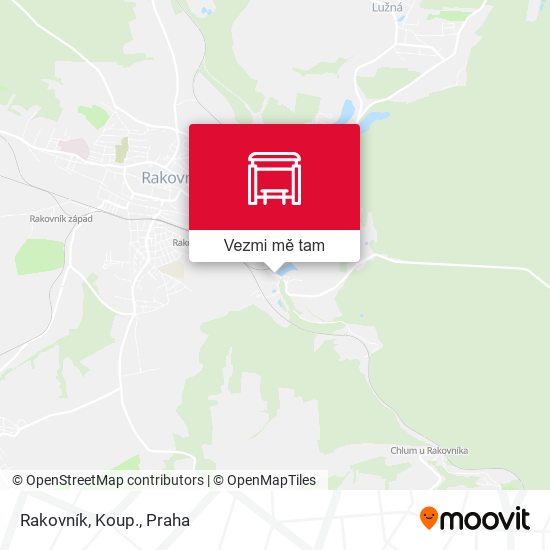 Rakovník, Koup. mapa