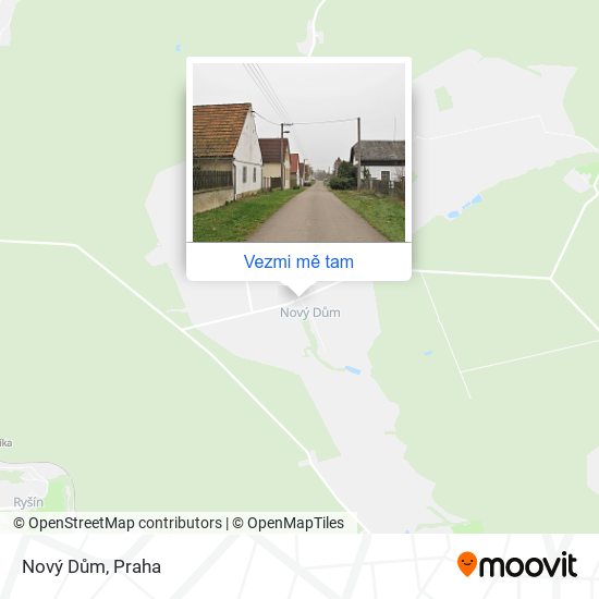 Nový Dům mapa