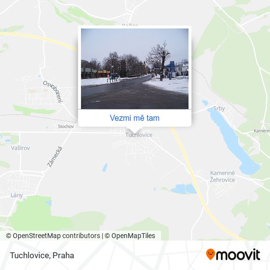 Tuchlovice mapa