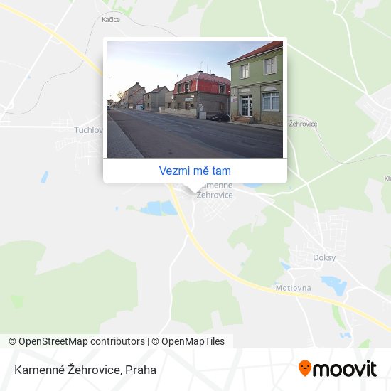 Kamenné Žehrovice mapa