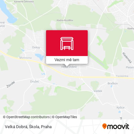 Velká Dobrá, Škola mapa