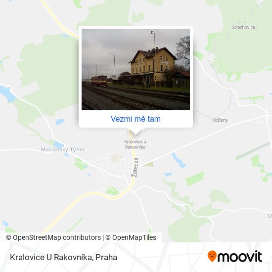 Kralovice U Rakovníka mapa