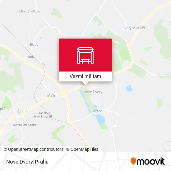 Nové Dvory mapa