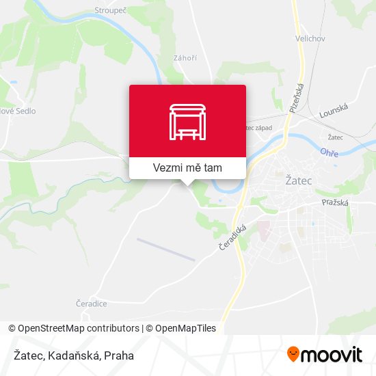 Žatec, Kadaňská mapa