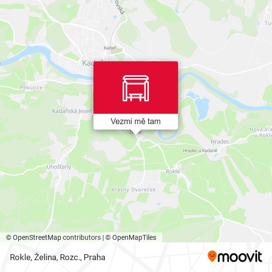 Rokle, Želina, Rozc. mapa