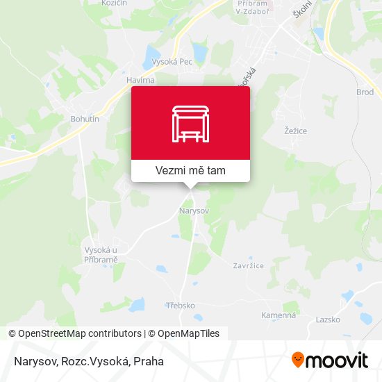 Narysov, Rozc.Vysoká mapa