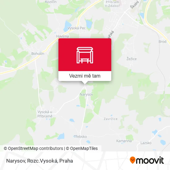 Narysov, Rozc.Vysoká mapa