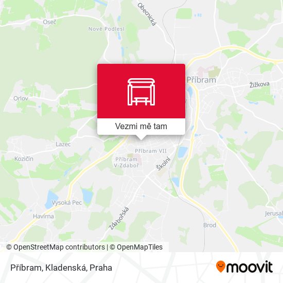 Příbram, Kladenská mapa
