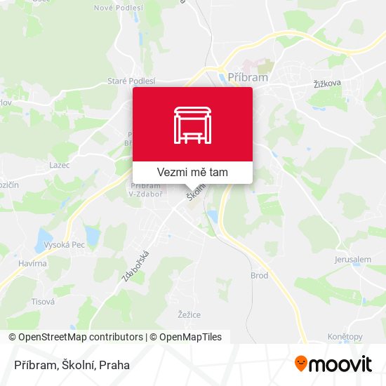 Příbram, Školní mapa