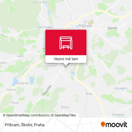 Příbram, Školní mapa