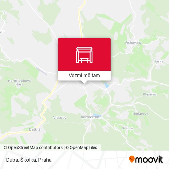 Dubá, Školka mapa