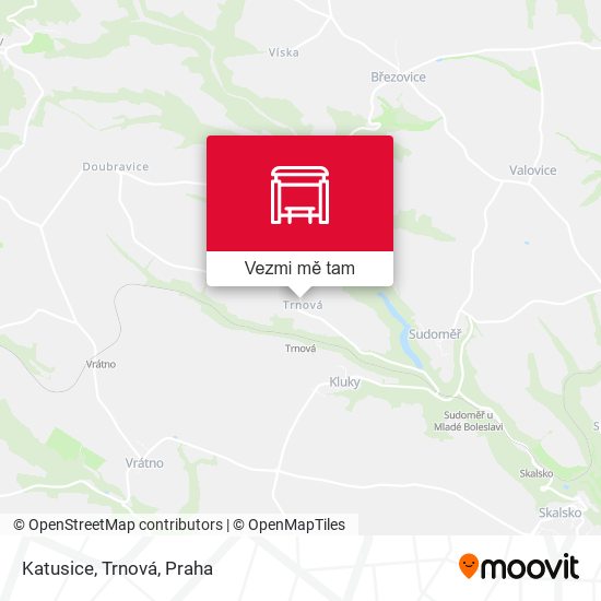 Katusice, Trnová mapa