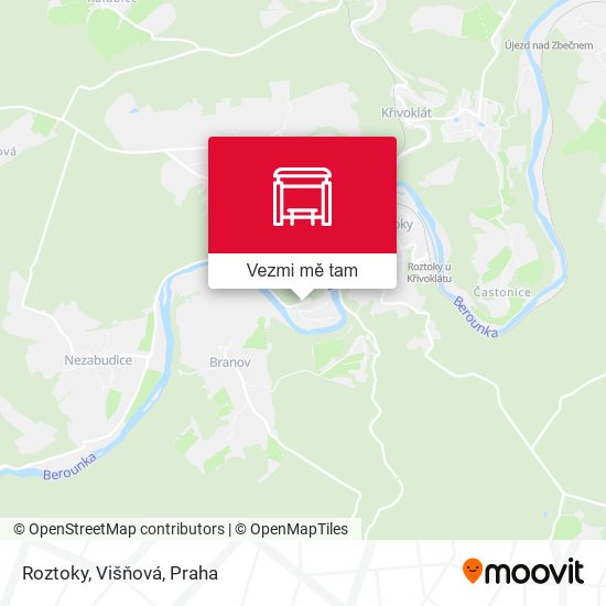 Roztoky, Višňová mapa