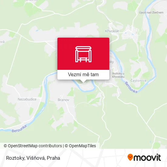 Roztoky, Višňová mapa