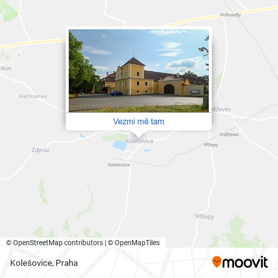 Kolešovice mapa