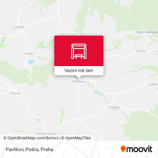 Pavlíkov, Pošta mapa