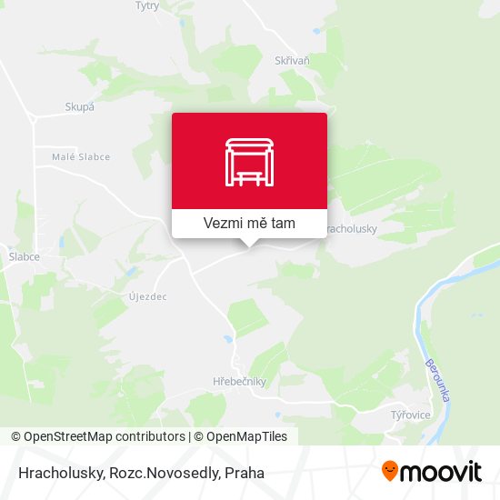 Hracholusky, Rozc.Novosedly mapa