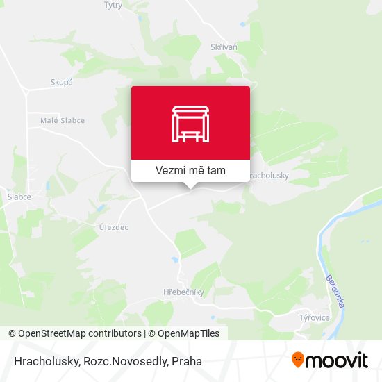 Hracholusky, Rozc.Novosedly mapa