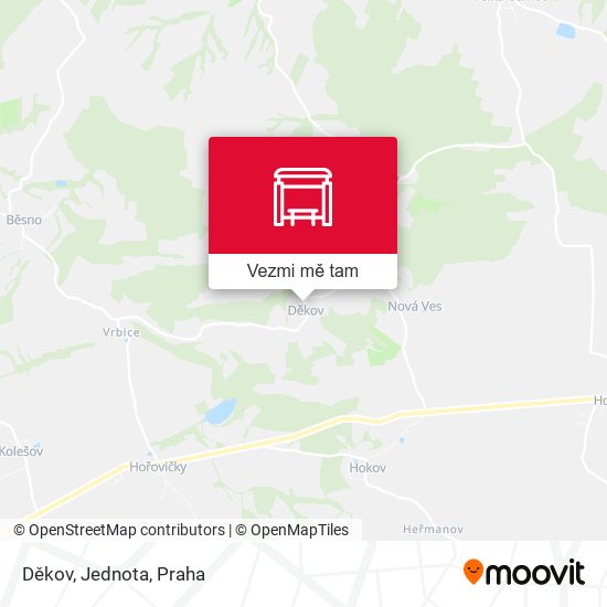 Děkov, Jednota mapa